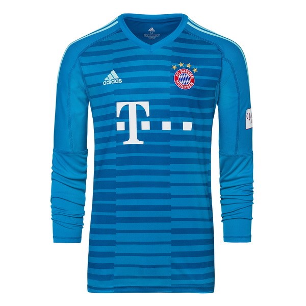 Camiseta Bayern Munich Segunda equipación ML Portero 2018-2019 Azul